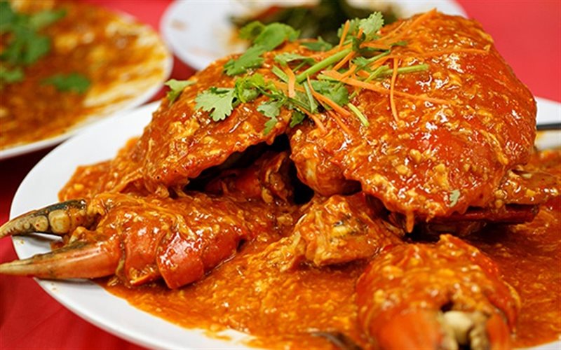 "Cua sốt ớt" tinh túy ẩm thực Singapore